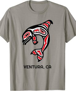 Ventura, California Native American Orca Killer Whales Gift T-Shirt