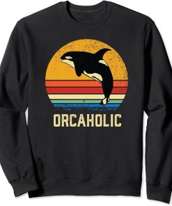 Retro Orca Whale Shirt Killer Whale Shirt | Orca Puns Sweatshirt