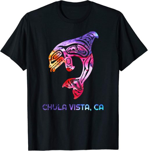 Chula Vista California Orca Killer Whale Native American T-Shirt